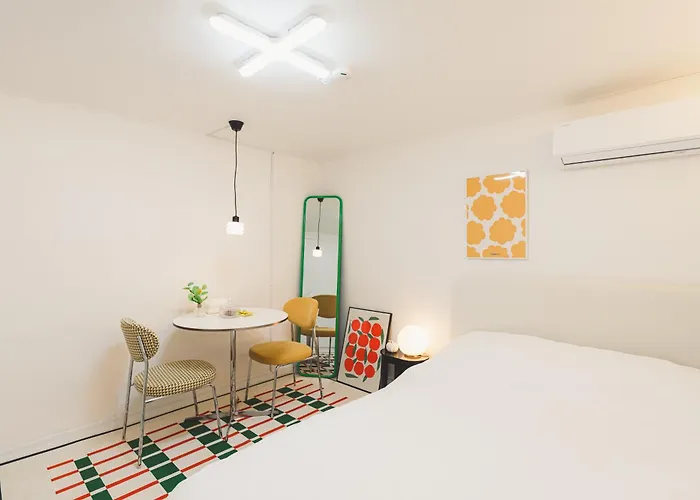 Romantic Terrace, 4people,2beds 2rooms, Jamsil Station, Lotte World, Kspo Dome *